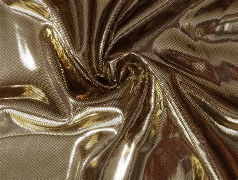 gold metallic stretch spandex fabric|Gold Slinky Metallic 4.